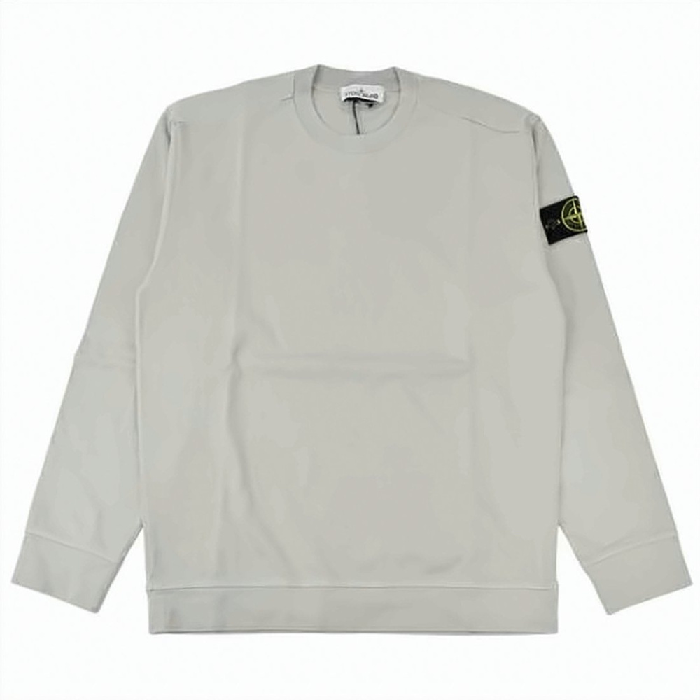 STONE ISLAND Relaxed-Fit Long-Sleeve Crewneck Shirt